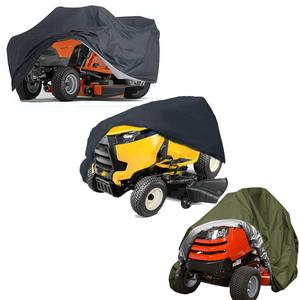 Riding Lawn Mower Cover | Heavy Duty  Outdoor Tractor Cover Waterproof UV Protection Lawn Mower Cover Fit Decks up to 54" with Drawstring & Storage Bag Outlet For Nice
