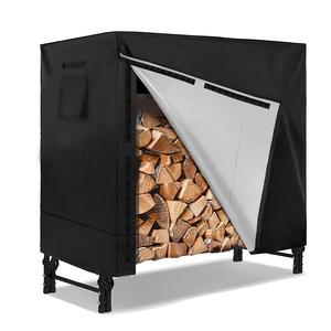 IC ICLOVER 4FT Firewood Log Rack Cover | 420D Heavy Duty Fabric | Outdoor Waterproof Fireplace Logs Holder Covering | Hook Loop Tape | Air Vents All Weather Protection Clearance 2025 Unisex