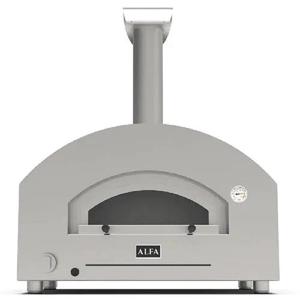 Alfa 2 Pizze FUTURO 39.5" Gas-Fueled Pizza Oven - Silver Black Discount Online