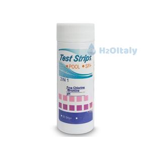 2 in 1 PH Chlorine Bromine Test Strip - 50 strips Shop For Sale