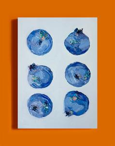 "Chandler Blueberry Gem" -7" x 5" x 7/8" Affordable Online