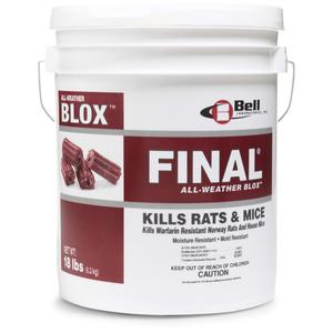 Bell Final Blox Rodent Bait Poison 18#- Brodifacoum Discount For Nice