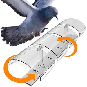 Petslandia Bird Deterrent System - Polycarbonate UV Resistant Pigeon Deterrent, Cruelty-Free Pigeon Proof, Long Lasting, Suitable for Balconies, Patios and Outdoors (39 in) Free Shipping 100% Original