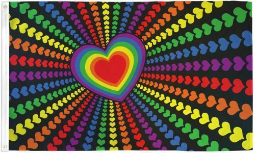 3x5 Rainbow Love Flag - Rough Tex Store Cheap Online
