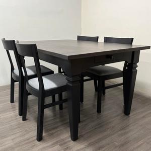 Cast Black Dining Set Clearance Low Shipping