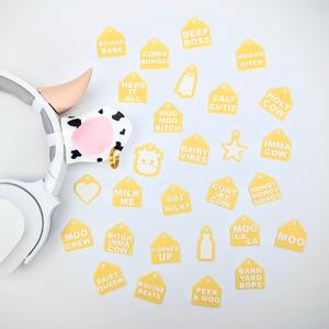 Cow Earrings and Tags - Cow Ears for Headphones - Cow Accessories - Headphone Ears Discount Largest Supplier