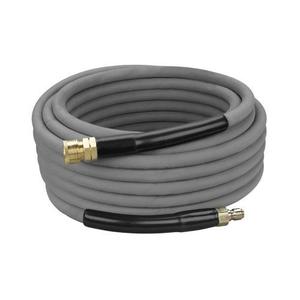 4000psi Pressure Washer Hose 50' Gray Non Marking Cover With Couplers Installed Sale Popular