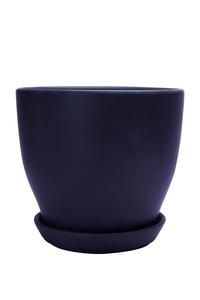 Glazed ceramic table top planter pot with saucer size 3 Clearance Pices