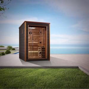 GDI-8202-01 Golden Designs "Narvik" 2 Person Outdoor Traditional Sauna - Canadian Red Cedar Interior Buy Cheap Latest