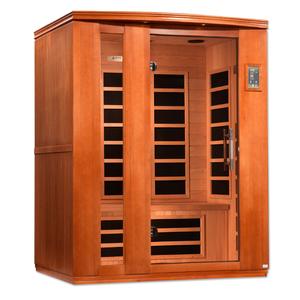 DYN-6336-02 Lugano 3-Person Ultra Low EMF FAR Infrared Sauna Find Great Online