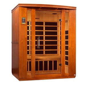 DYN-6306-02 Dynamic Bellagio 3-person Low EMF (Under 8MG) FAR Infrared Sauna (Canadian Hemlock) Outlet Store Locations