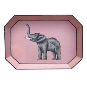 Elefante Hand Painted Iron Tray Original Cheap Pice
