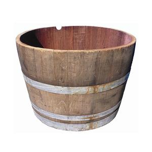 WINE BARREL HALF 110L 68CM X 45CM Sale Fake