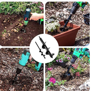 Hand-held Auger Rapid Planter power plant drill with gloves Cheap Sale Store