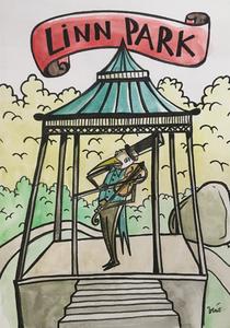 The Linn Park gazebo - drawing Clearance Wholesale Pice