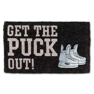 Get the Puck Out Hockey Door Mat Clearance Free Shipping
