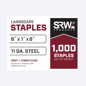 6" Fabric Staples (1000 per box) Cheap Sale Genuine