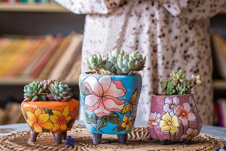 Angularr succulent pots - indoor outdoor planters Clearance Cheapest Pice