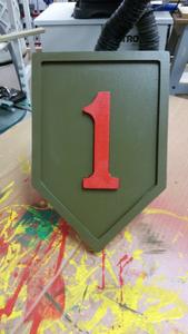 1st Infantry Division 12, 18 and 24 inch Handmade Wall Plaques The Cheapest Cheap Pice
