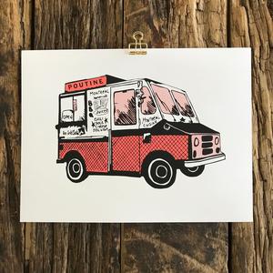 Affiche srigraphie Food Truck Best Seller