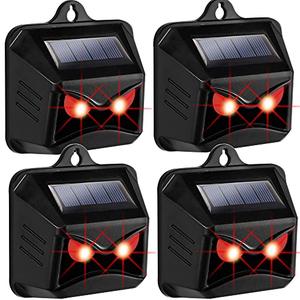 Phosooy Solar Powered Animal Repeller, Predator Eye Animal Deterrent Devices, Coyote Skunk Raccoon Deer Repellent for Chicken Garbage Can Farm Yard Protection (4) Cheap Sale Outlet Locations