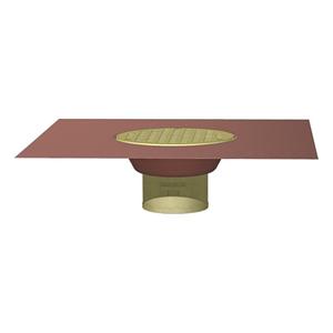 Commercial Thin Membrane Deck Drain Outlet Popular