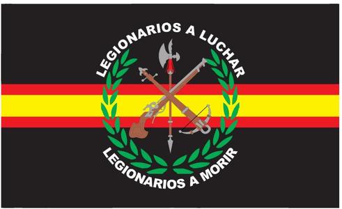 Bandera Espaa Legionarios a Luchar Discount 2025