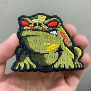 ANGRY FROGGY PATCH - FULL COLOR Free Shipping Big Sale