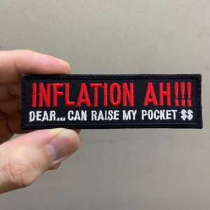 INFLATION AH!!! PATCH - BLACK RED Buy Cheap Recommend