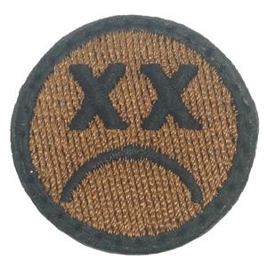 DEAD FACE EMOJI PATCH - BROWN Cheap Online Store Manchester
