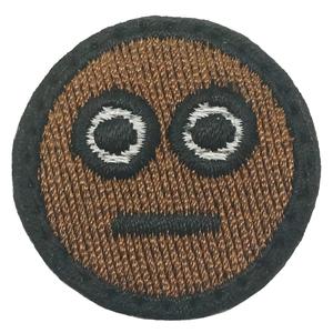 WTF FACE EMOJI PATCH - BROWN Deals