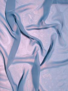 Solid Hi-Multi Chiffon Dress Fabric / Slate Blue / Sold By The Yard Pictures Online