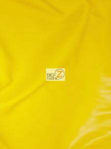 Solid Soft Faux Fake Leather Vinyl Fabric / Yellow / By The Roll - 30 Yards Buy Cheap Big Sale