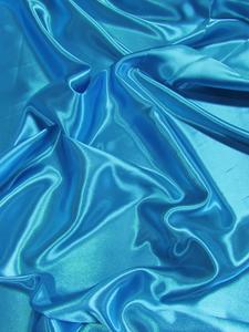 Solid Medium Weight Shiny Satin Fabric / Turquoise Buy Cheap Recommend