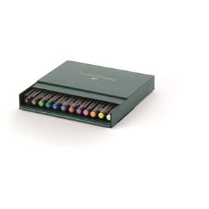 Faber-Castell 167146 Pitt Artistpen Brush, 12 pennor i Ateljebox Cheap Pice Original
