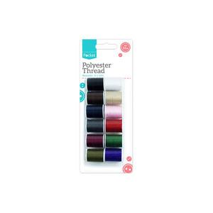 Pocket Polyester Thread 32 Metre 12 Pack Sale Free Shipping