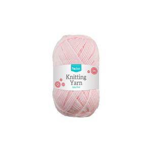 Pocket Knitting Yarn Baby Pink 75g Best Seller