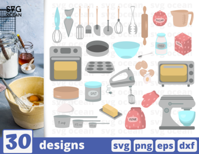 Baking SVG Bundle Really Cheap