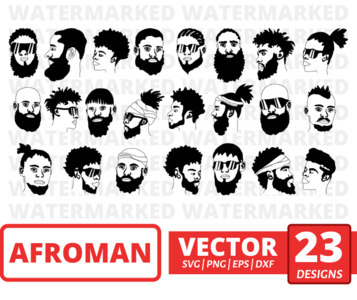 Afroman Silhouette SVG Bundle Amazon Footaction