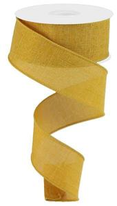 1.5" Dark Mustard Royal Faux Burlap Ribbon - 10Yds Shop For Cheap Online