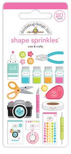 Doodlebug Design - Cute & Crafty Shape Sprinkles (20pcs) Buy Cheap Cheap