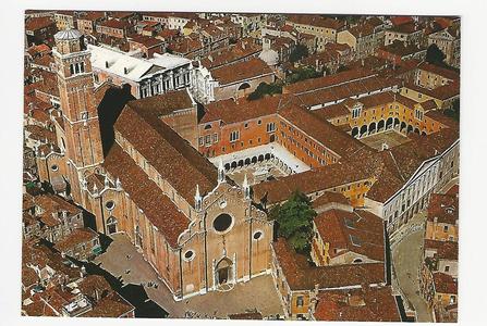 AK Venezia. Veduta aerea della Basilica dei Frari. 2025 Online