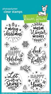 Lawn Fawn - Magic Holiday Messages Shipping Discount Authentic