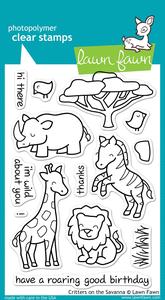 Lawn Fawn - Critters On The Savanna Popular Sale Online