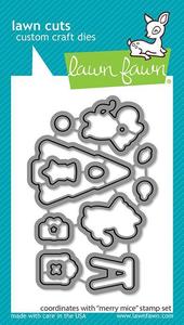 Lawn Fawn - Merry Mice Lawn Cuts Free Shipping Clearance Store