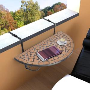 Hengende balkongbord terrakotta mosaikk Free Shipping Cheap Pice