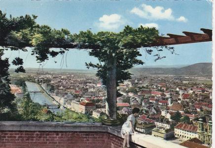 AK Graz. Blick vom Schloberg. (1956) Cheap Wholesale
