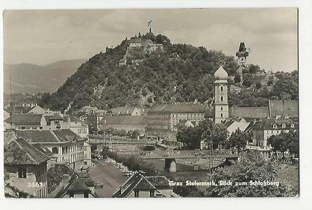AK Graz. Blick zum Schloberg. Manchester Great Sale Cheap Pice
