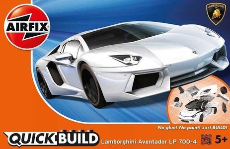 Airfix J6019 QUICK BUILD: Lamborghini Aventador LP 700-4 (White) Discount Best Sale