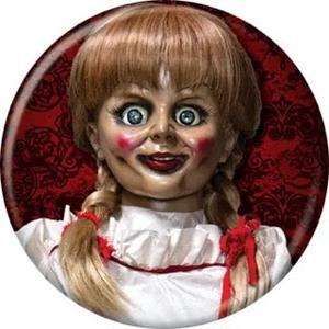 Annabelle On Red Alt Poster Buttons 1.25" Round Sale Shop